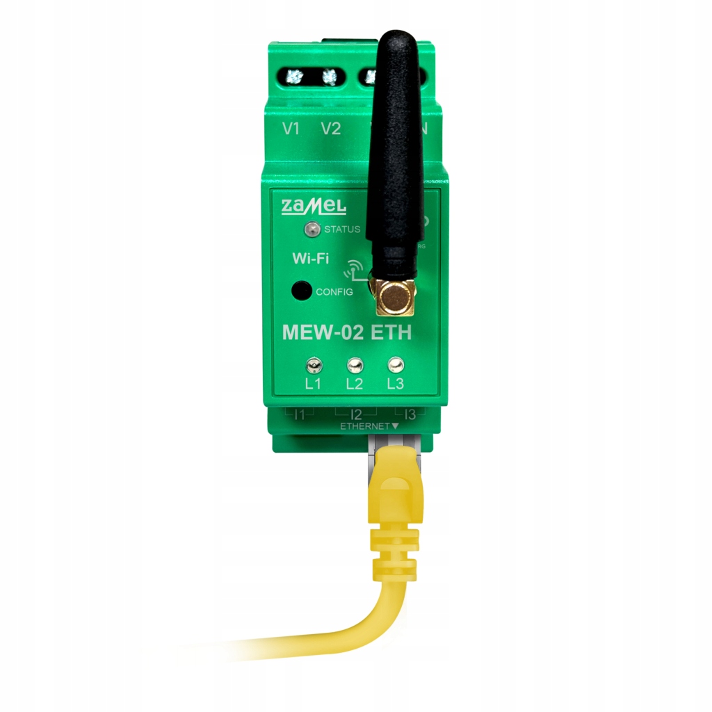 Monitor energii elektrycznej ETHERNET + Wi-Fi 3F+N Supla MEW-02 ETH/SC-16 – Nowoczesne rozwiązanie do monitorowania energii
