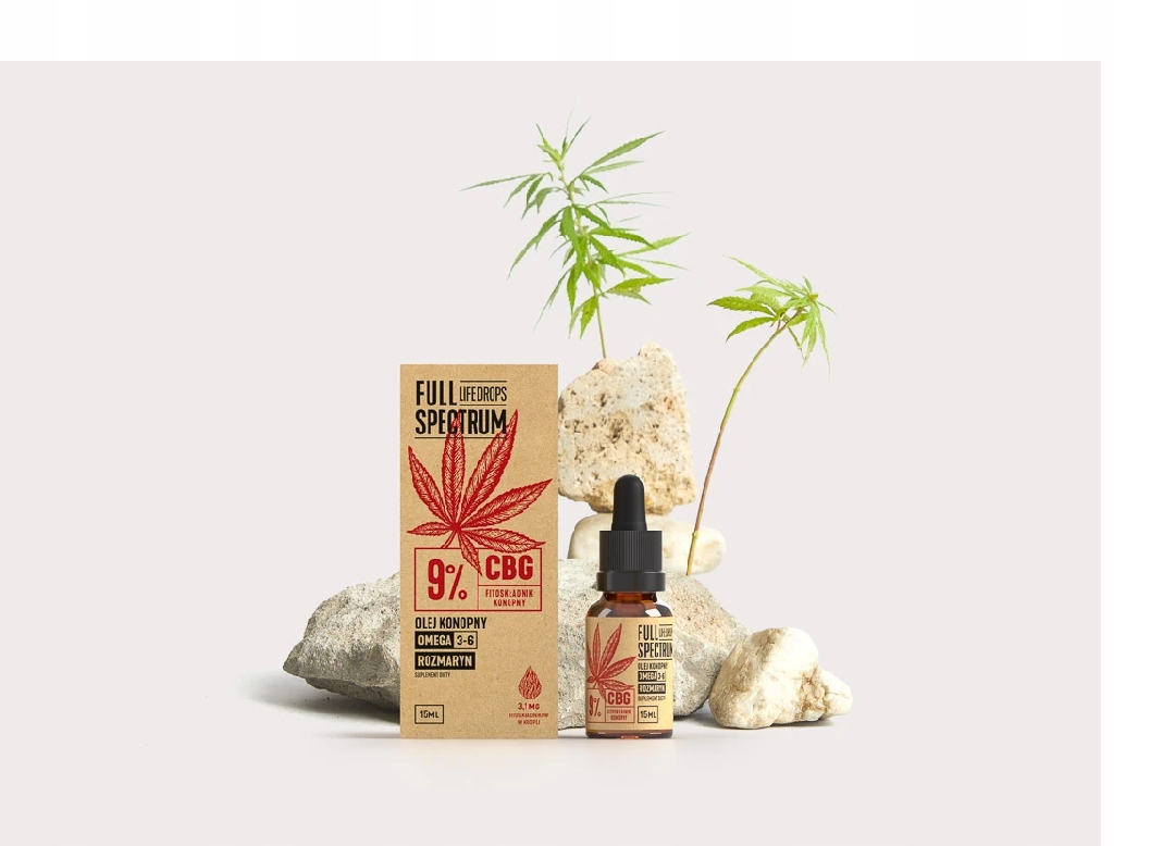 FULL SPECTRUM Olejek Konopny CBD + CBDa 9% – wsparcie zdrowia