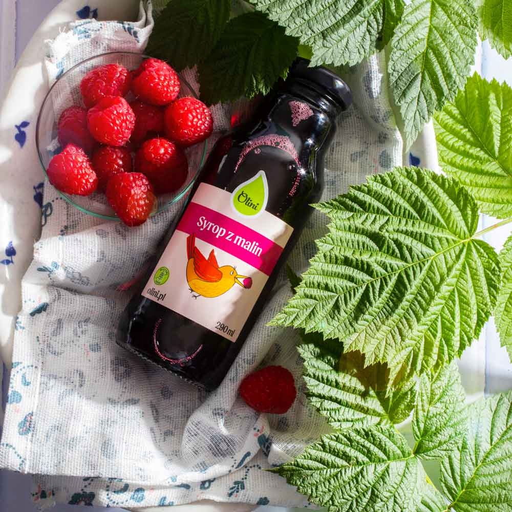 Skład i wartości odżywcze OLINI Syropu z malin dla dzieci