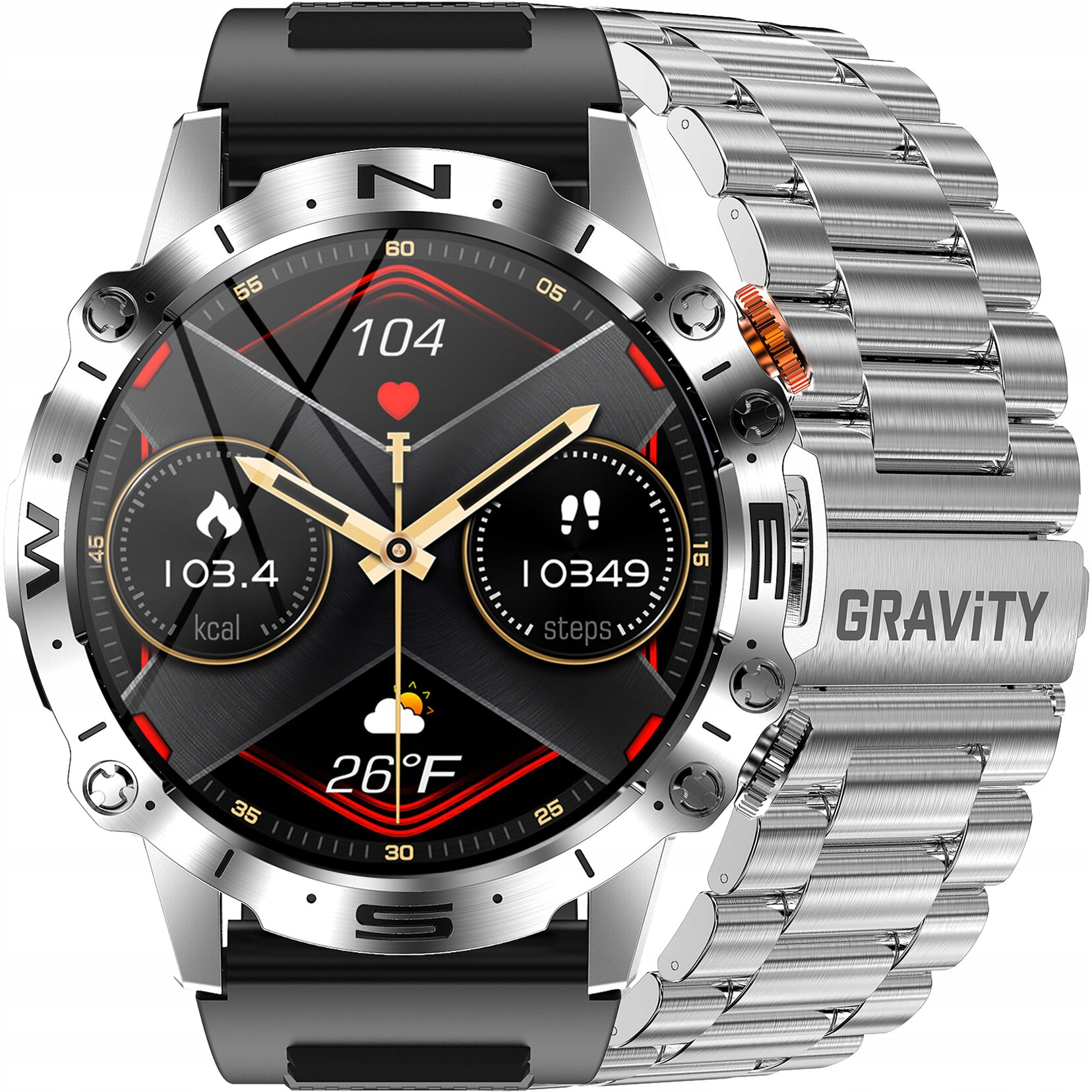Smartwatch Gravity GT20-2 – Twój osobisty asystent zdrowia i stylu