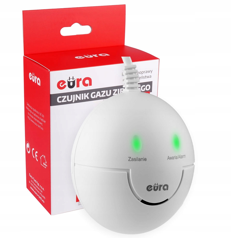Czujnik gazu Eura GD-02A2 – Bezpieczeństwo w Twoim domu
