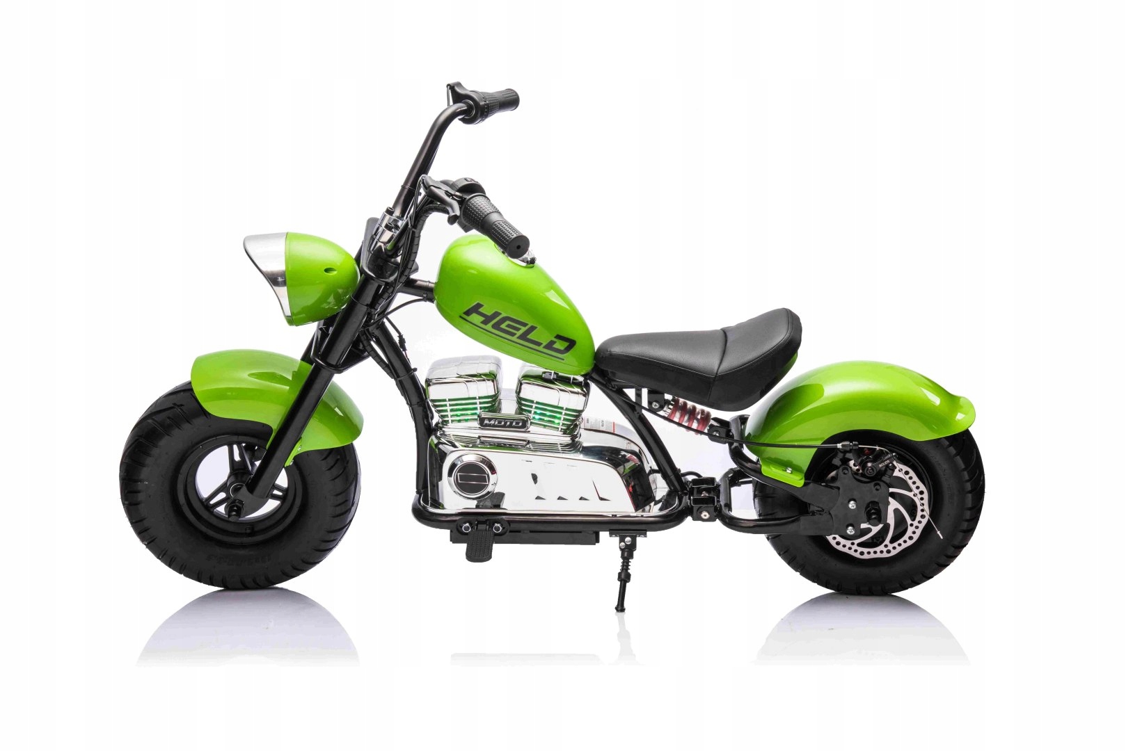 Motor an akumulator Pompowane Koła Chopper Warrior Zielony*