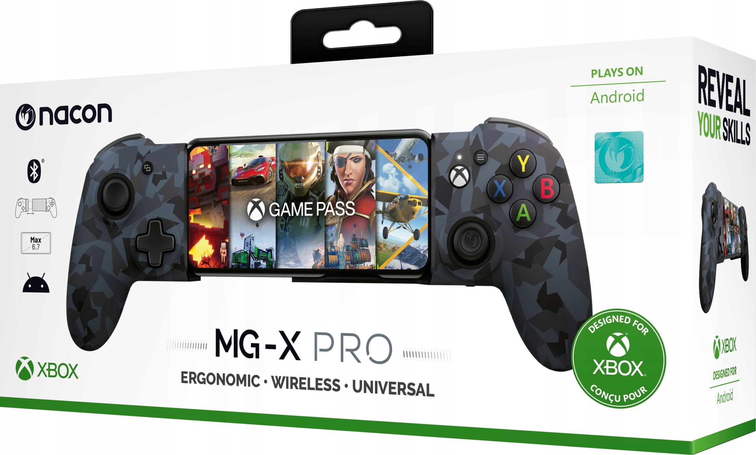 Kontroler Xbox NACON Holder MG-X PRO do smartfona z Android – Graj wszędzie i o każdej porze