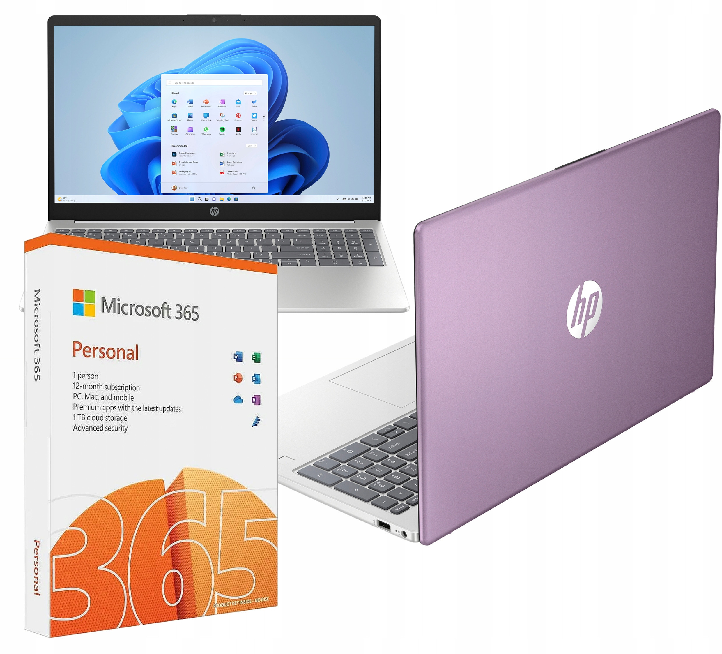 Laptop HP 15-FD0233ds – Wydajność i styl w fioletowym wydaniu