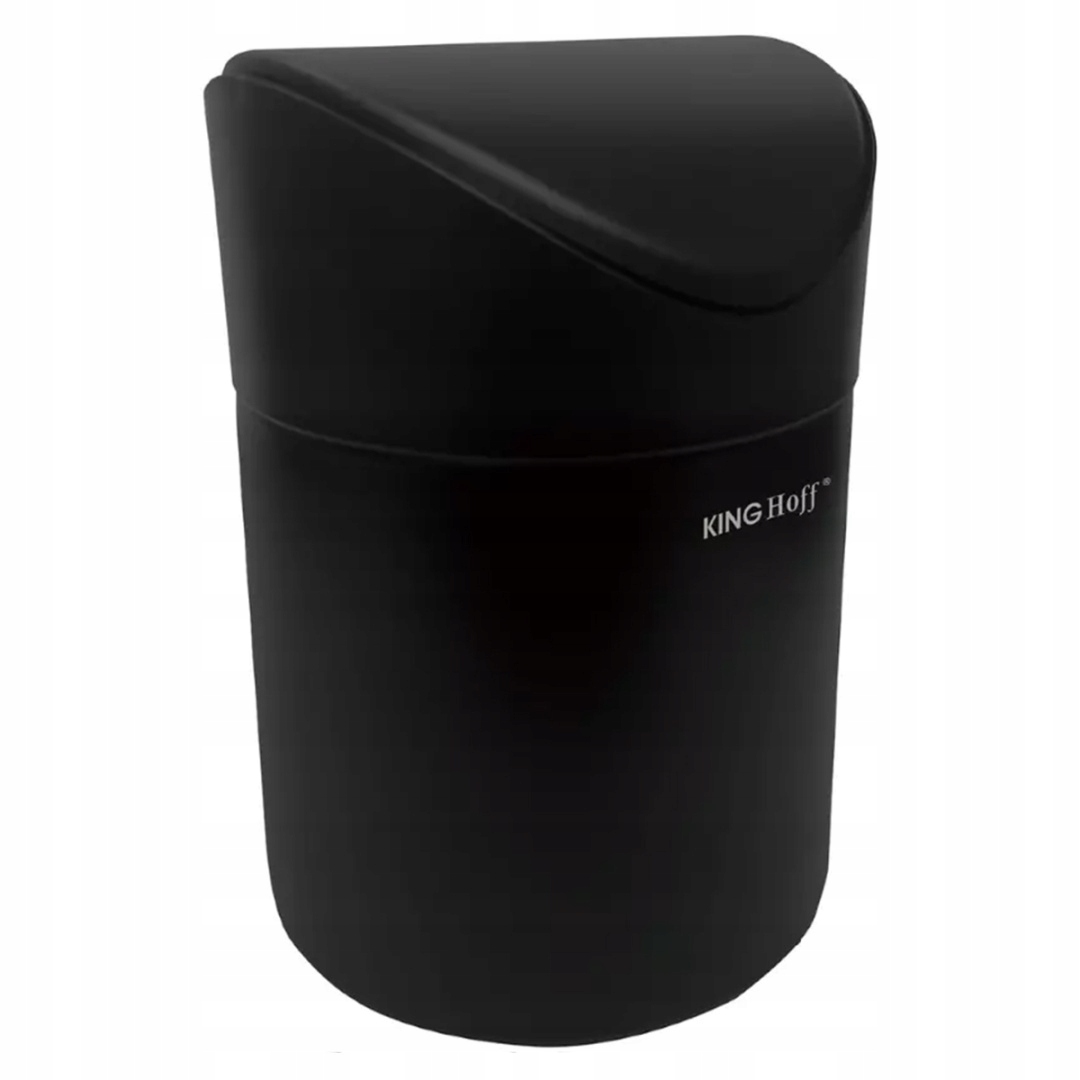 KingHoff STALOWY MINI KOSZ NA ŚMIECI ODPADKI KH-1813 – Idealne rozwiązanie na biurko