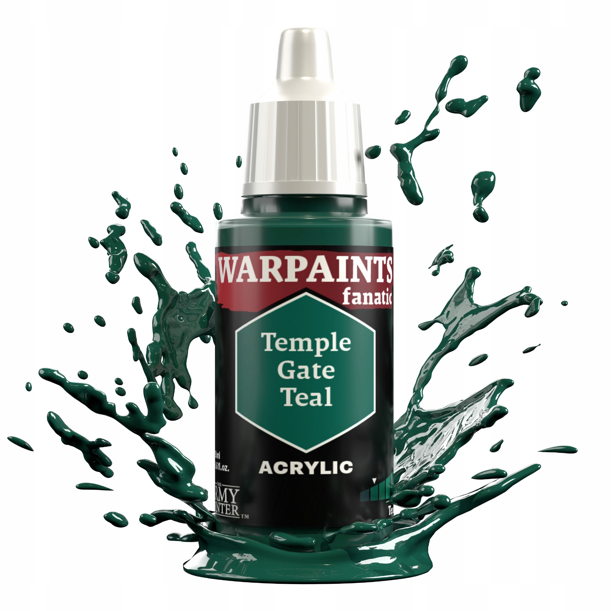 Army Painter: Warpaints - Fanatic - Temple Gate Teal – Farba modelarska dla każdego