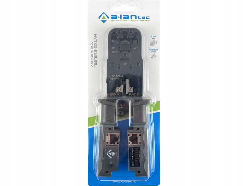 ML Zaciskarka 4P6P8P z testerem sieci LAN ALANTEC – Niezbędne narzędzie dla profesjonalistów