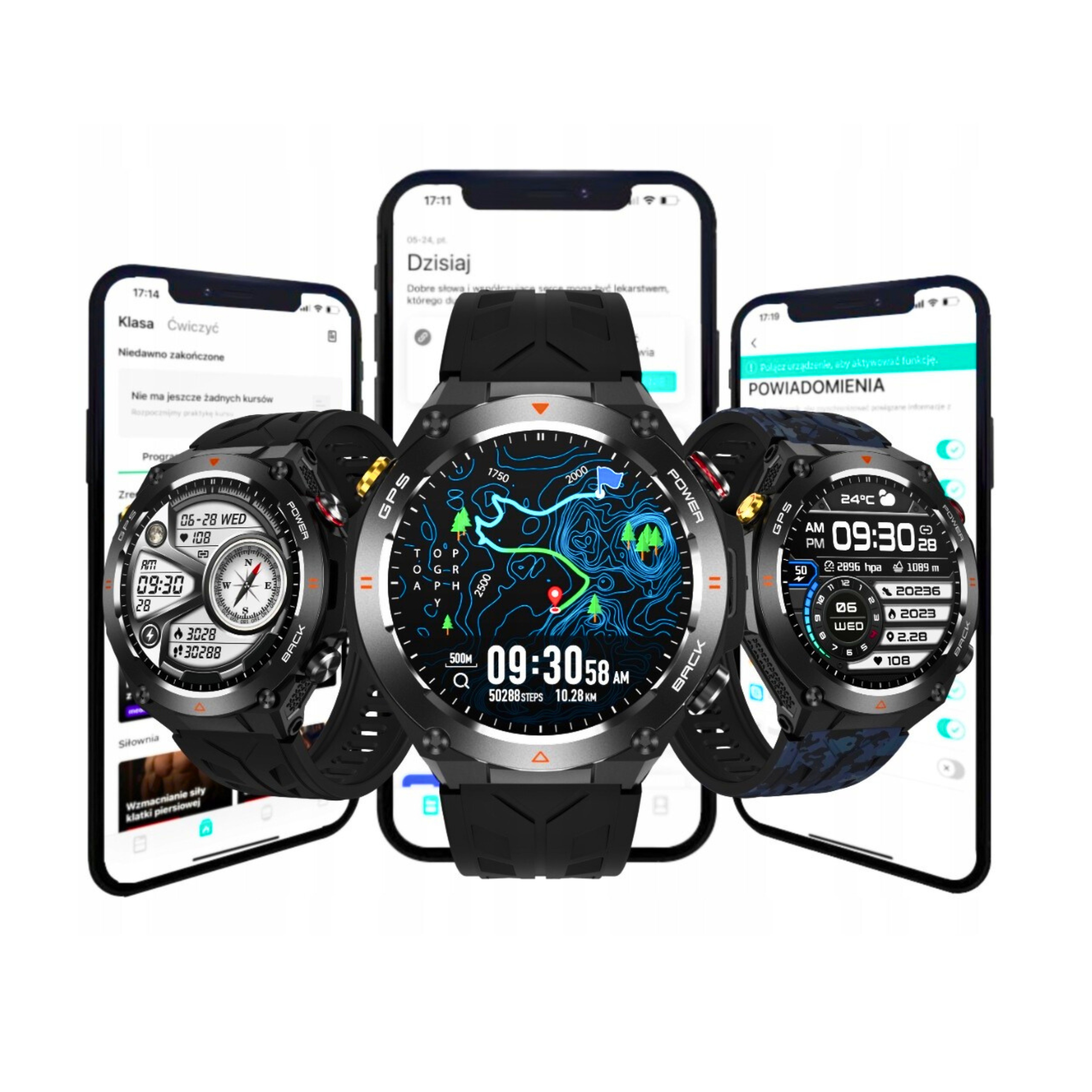 Smartwatch Męski Zegarek z GPS – Twój osobisty asystent zdrowia i aktywności