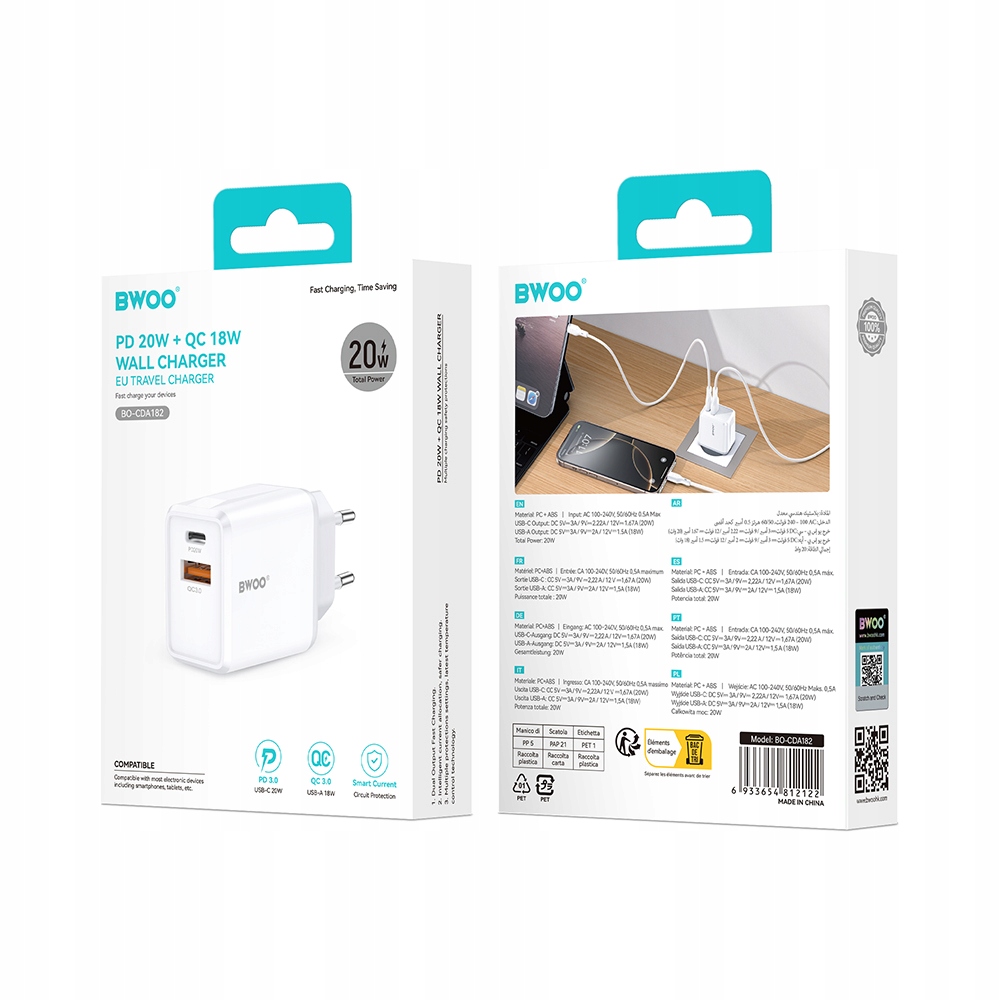 Wysoka moc ładowania dzięki technologii Quick Charge