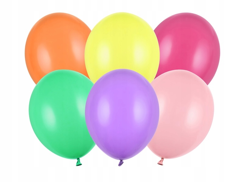 Wytrzymałe balony lateksowe w pastelowych kolorach