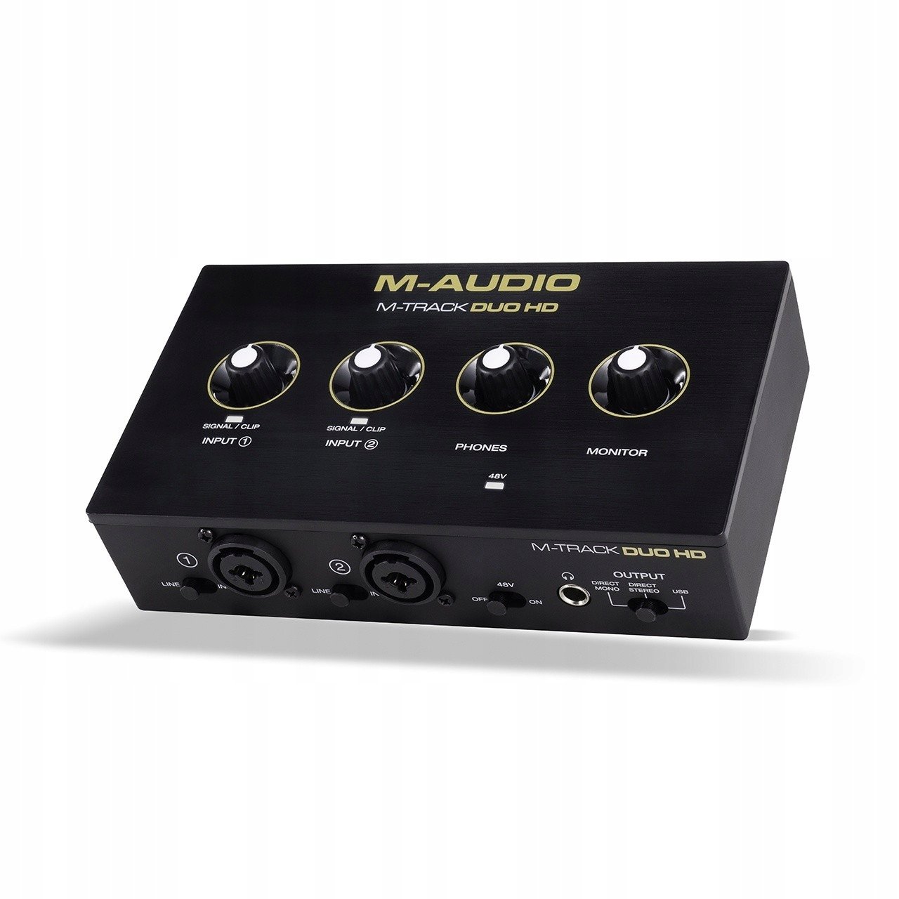 M-AUDIO M-Track DUO HD – Kompaktowy interfejs audio USB dla profesjonalnych nagrań