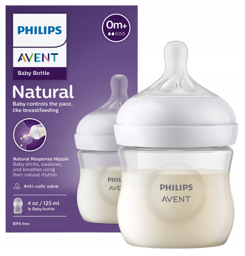 Cechy i zalety butelki Avent Natural Response