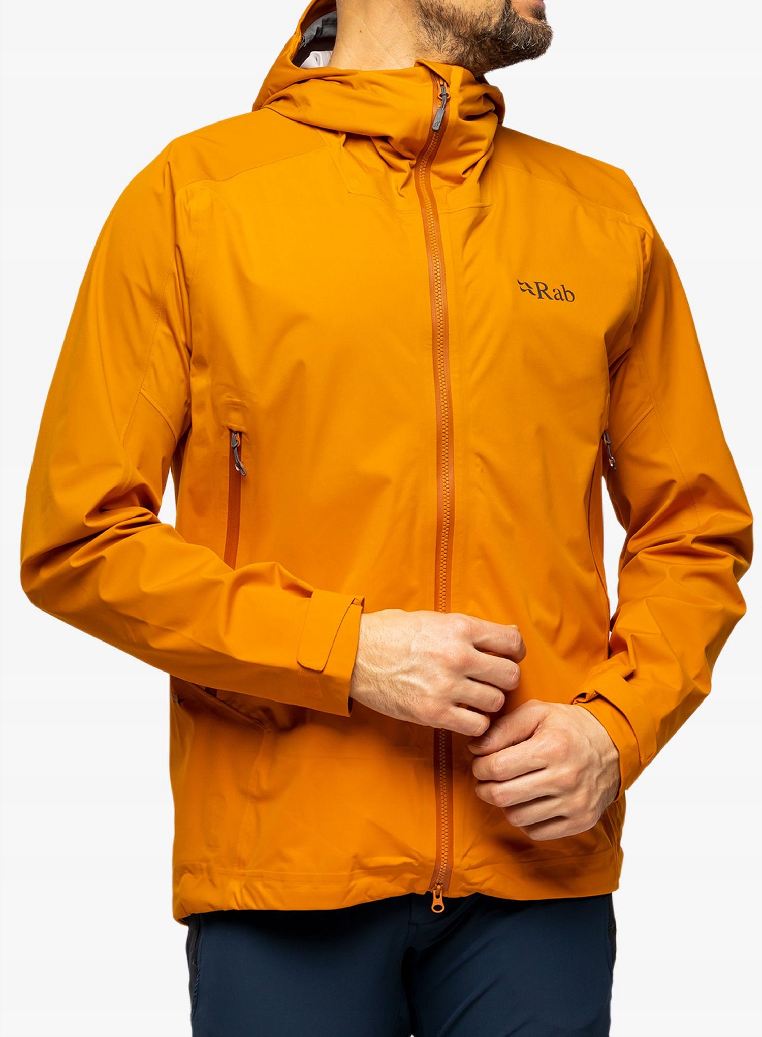 Kurtka przeciwdeszczowa Rab Kinetic Alpine 2.0 Jacket - marmalade S – Ochrona przed deszczem w górach