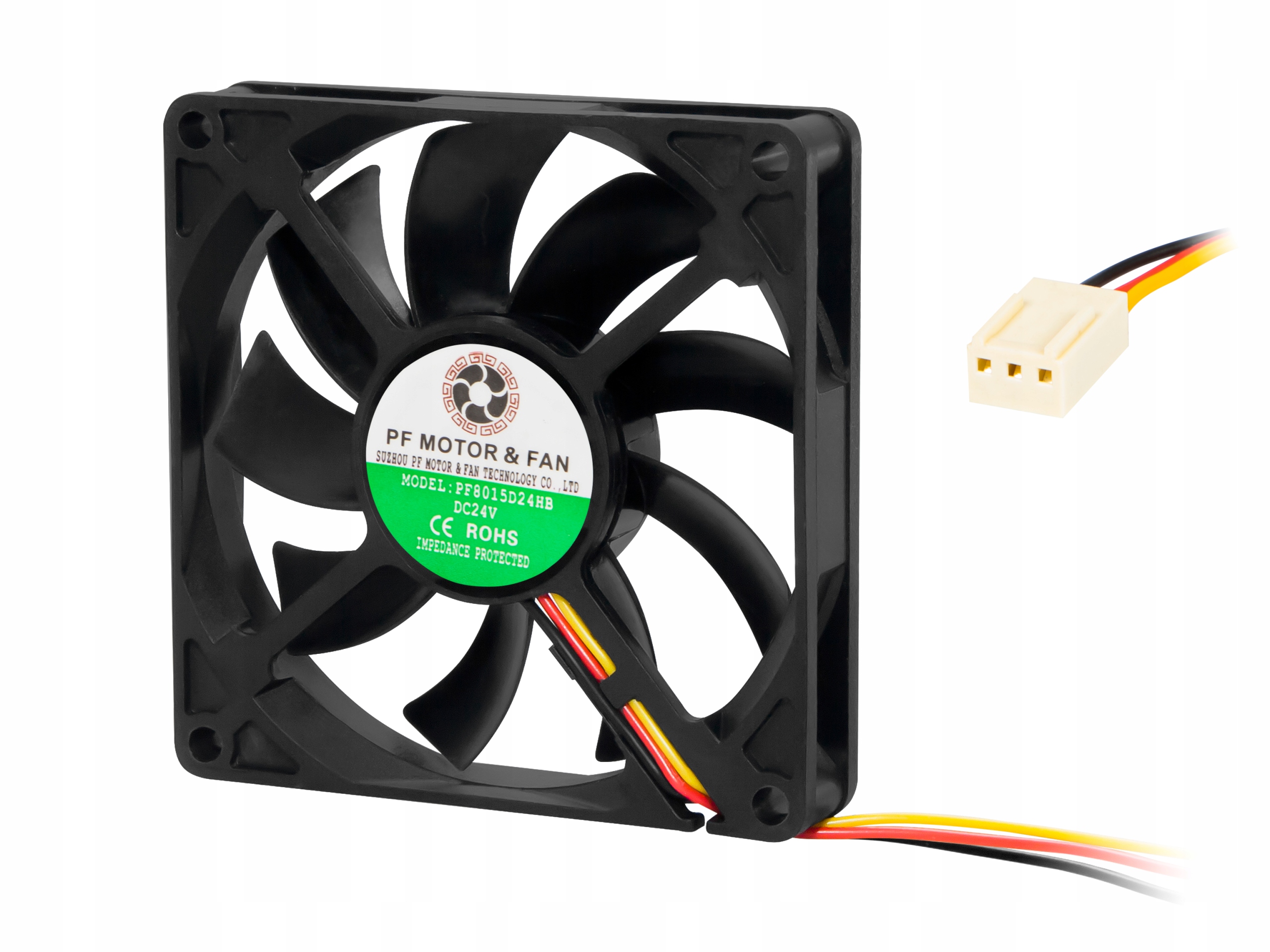 Wentylator 80x15mm 24V kulkowy – Wydajność i niezawodność w jednym