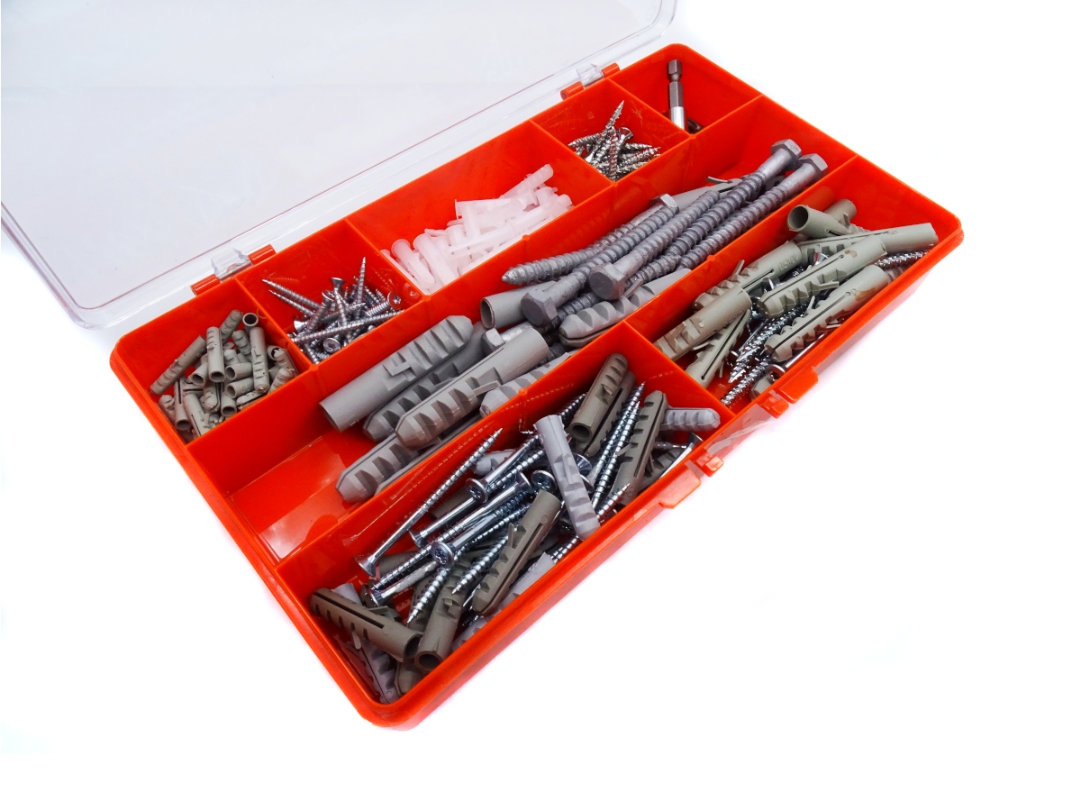 Organizer z kołkami i śrubami TORX FastFix – Idealne rozwiązanie dla majsterkowiczów