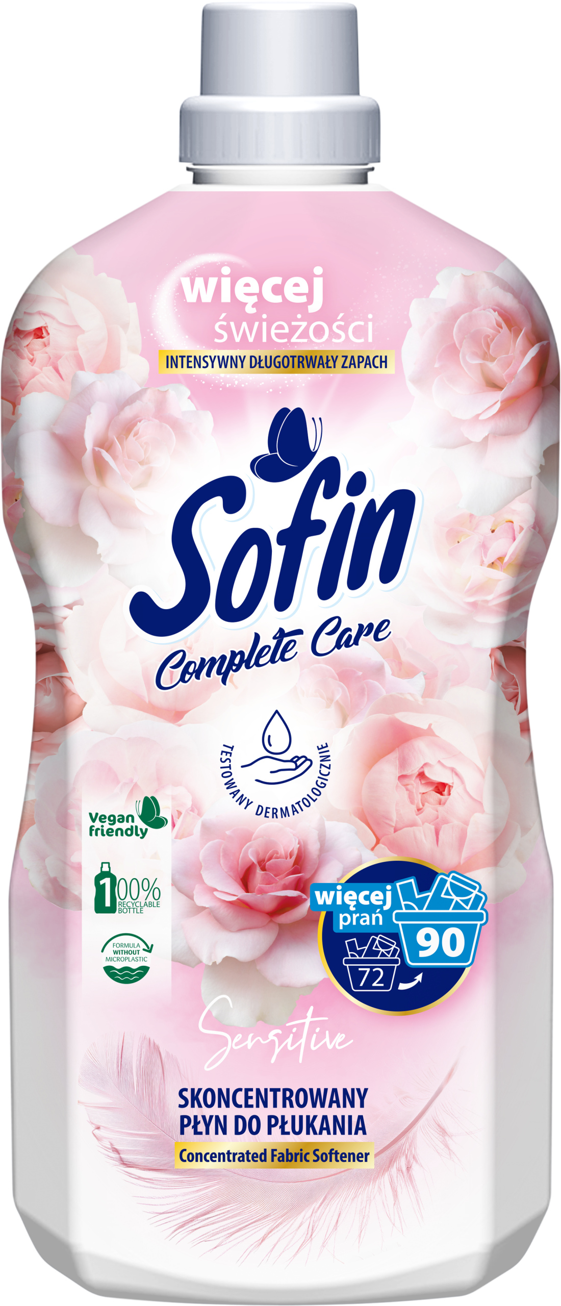 Skoncentrowana formuła – 72 prania w jednym opakowaniu