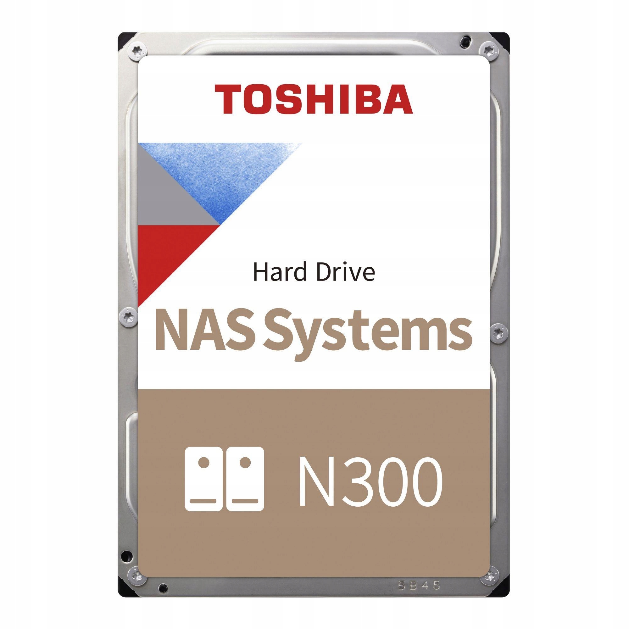 Dysk Toshiba N300 HDWG62AUZSVA 20TB – Wydajność i niezawodność w przechowywaniu danych