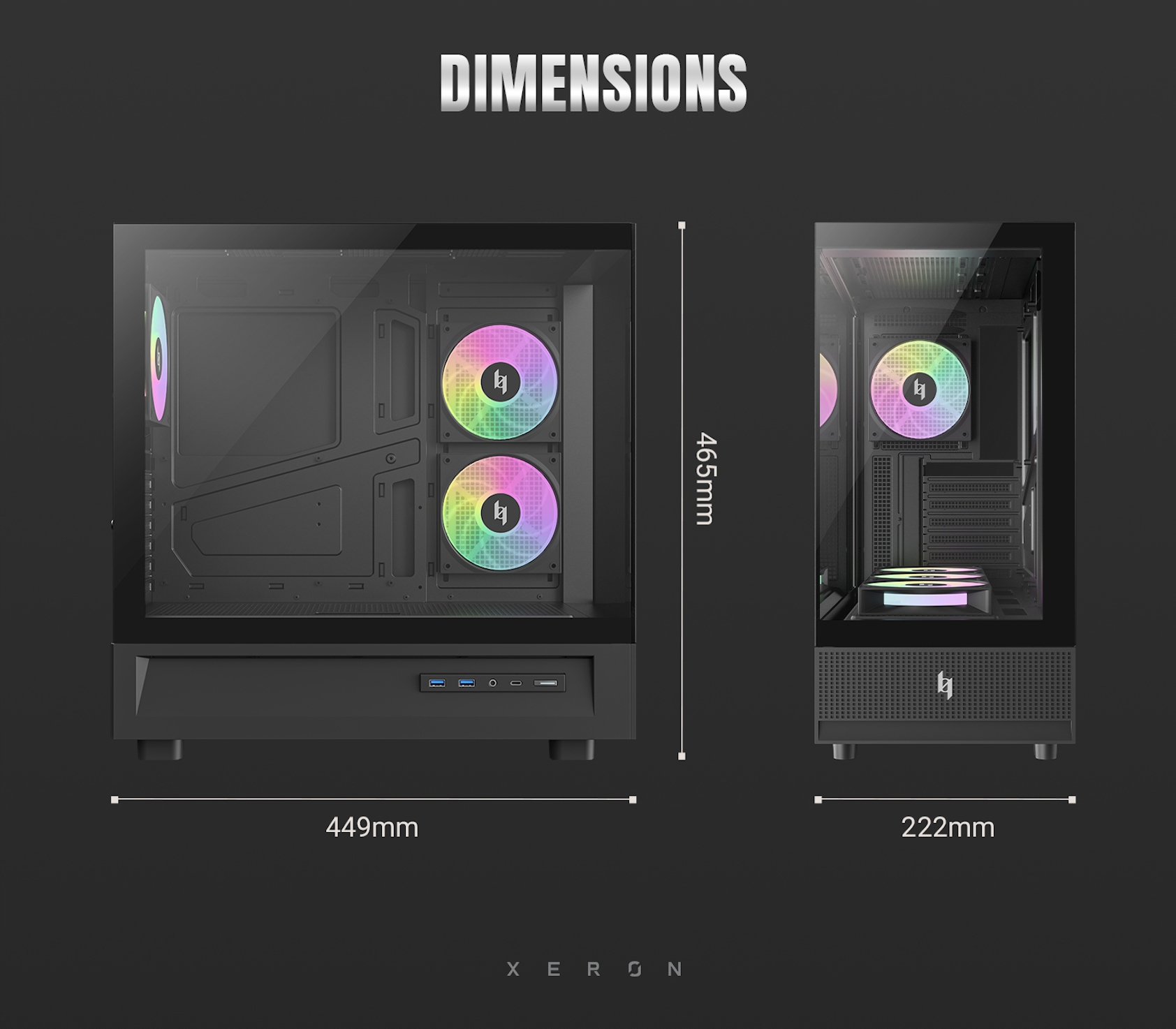 Wsparcie dla różnych formatów płyt głównych: ITX, micro ATX, ATX
