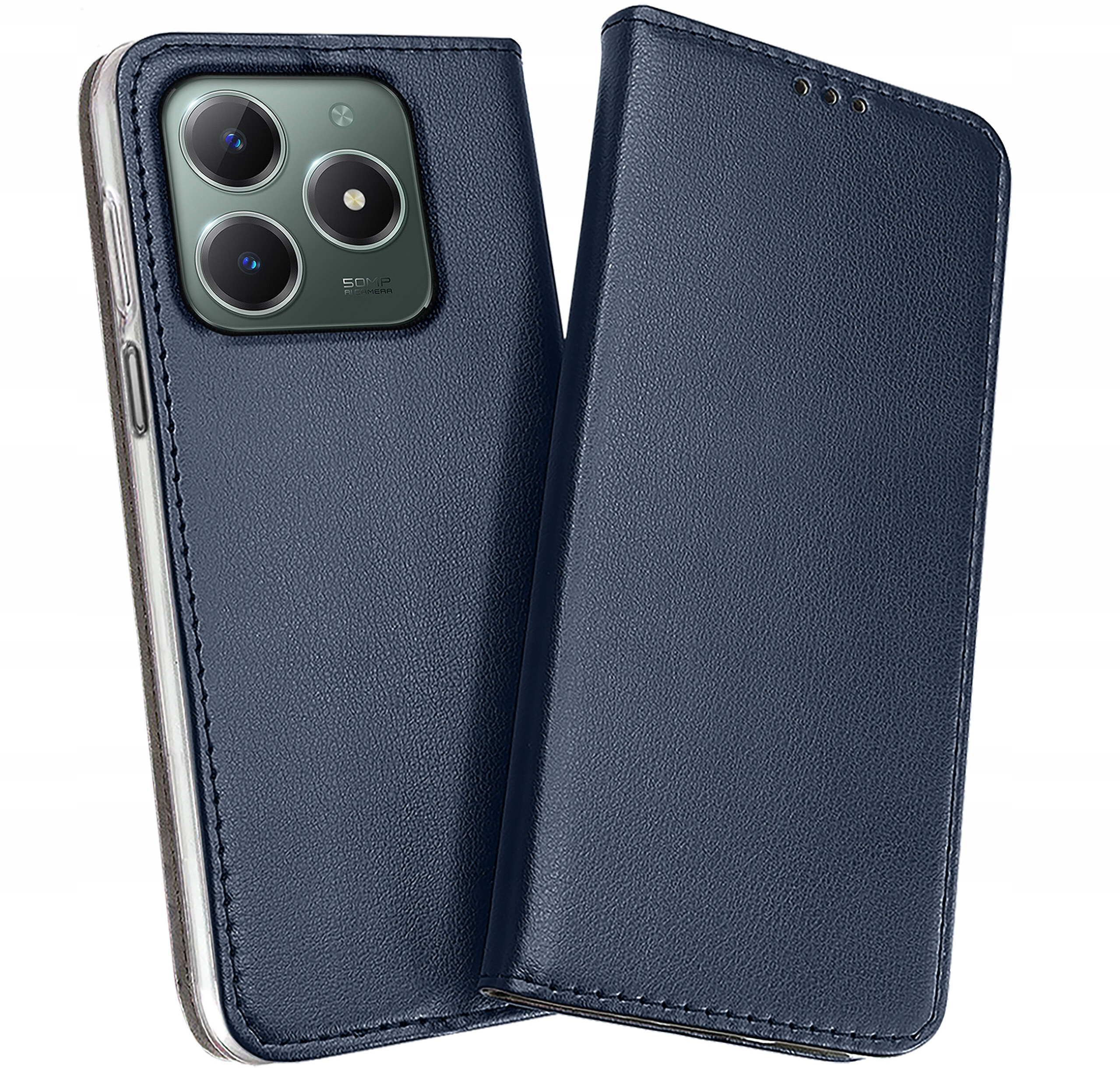 Etui Skórzane TOKRA + Szkło Hartowane 9H do REALME C61 | C63 – Ochrona i styl w jednym