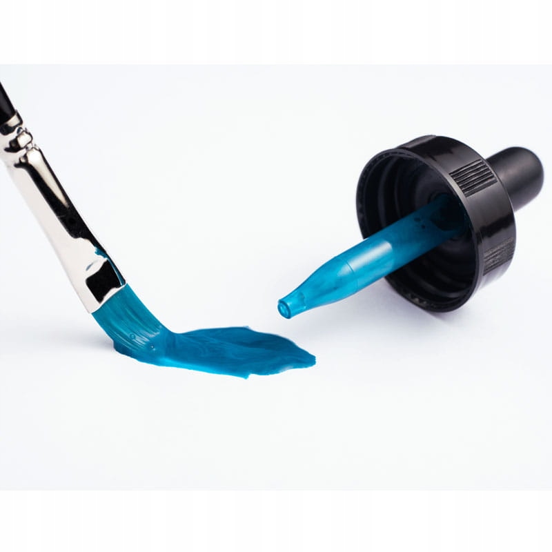 Aplikacja za pomocą pipety i aerografu