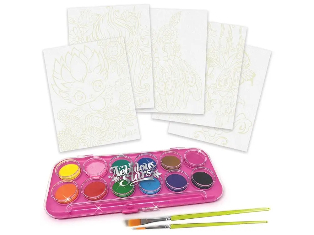 Zestaw zawiera 5 płyt akwarelowych i 12 kolorów