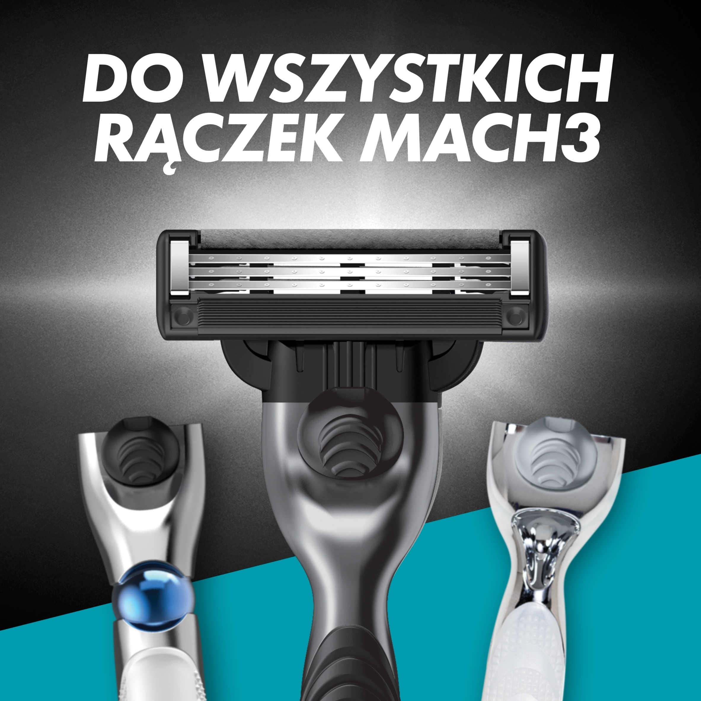 Trzy precyzyjne ostrza dla gładkiego wykończenia