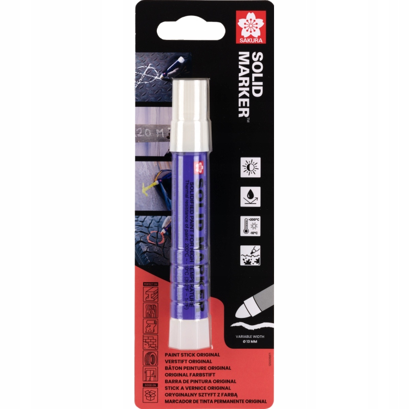 Marker Solid biały Sakura SKBLXSC1A – Niezawodny wybór do oznaczania