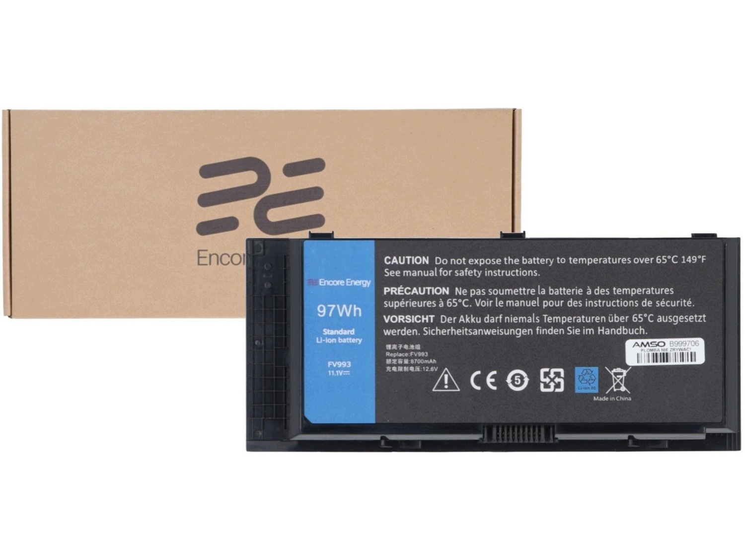 Napięcie 11,1 V i pojemność 8700 mAh – idealne parametry