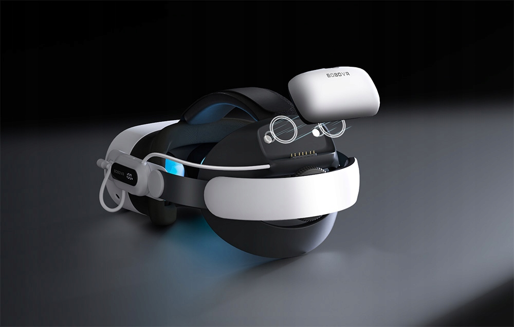 BOBOVR E3 PRO – Pasek z baterią 10 000 mAh do Meta Quest 3/3S