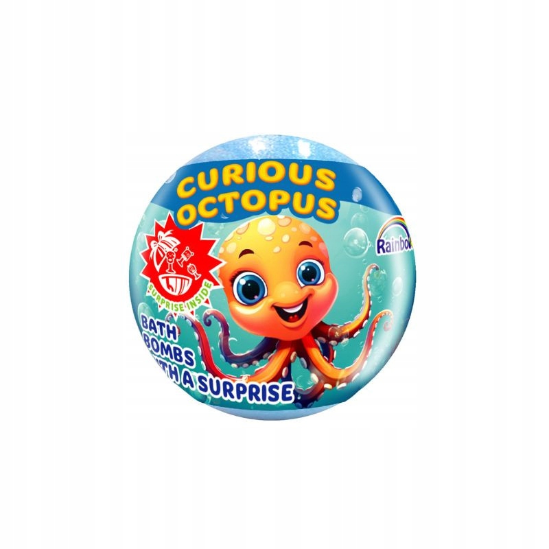 Rainbow kula do kąpieli Curious Octopus – Magiczne chwile w wannie