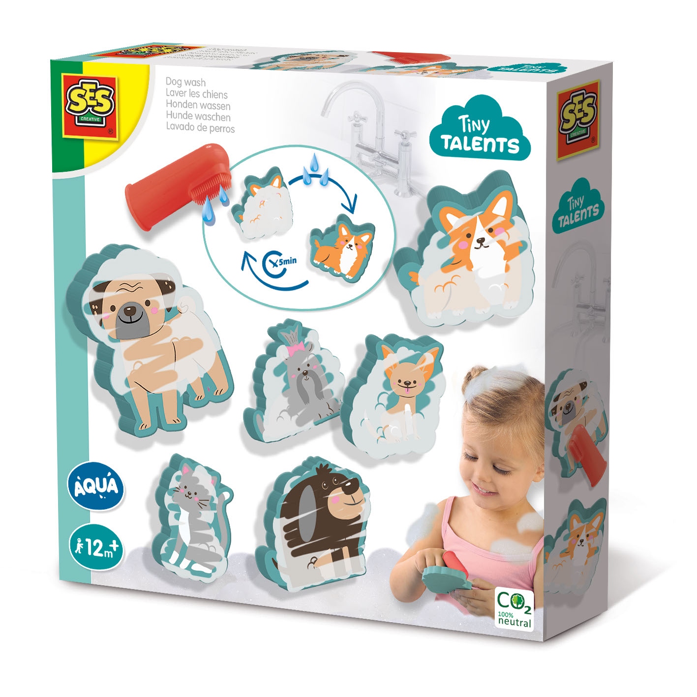 Zestaw zabawek do kąpieli – Umyj misie i pieski