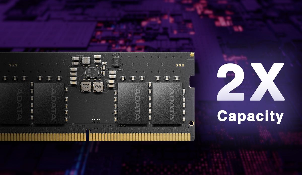 ADATA SODIMM, DDR5, 32 GB, 4800 MHz, CL40 (AD5S480032G-S