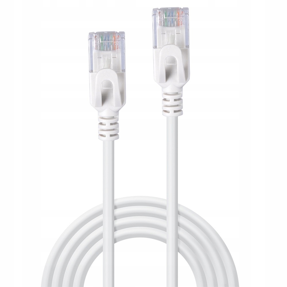 Kabel sieciowy 1m Cat.6A U/UTP LSZH Ultra Slim, szary