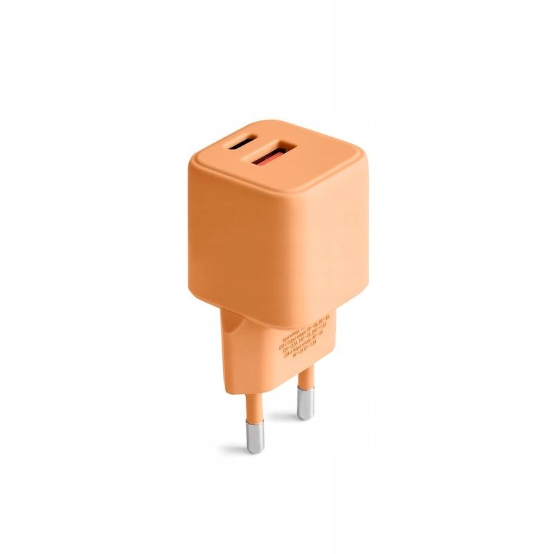 COLORUM ładowarka sieciowa USB-A + USB-C PD 30W CLS30-AC-14 x Peach Fuzz – Nowoczesne ładowanie dla każdego