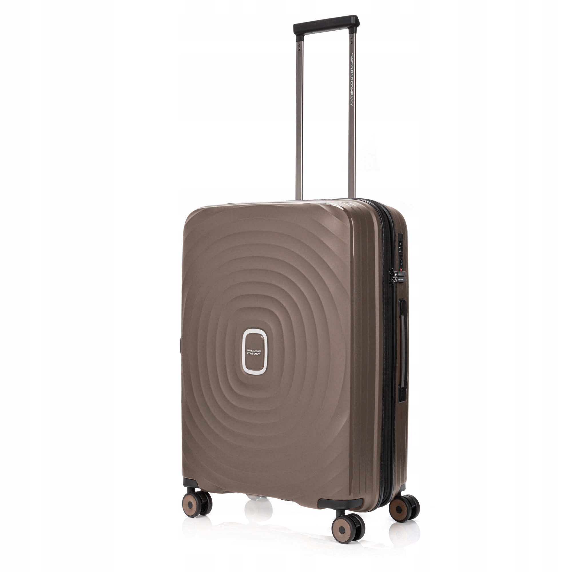 Średnia walizka SwissBags Echo 67 cm szampański – Idealny towarzysz podróży