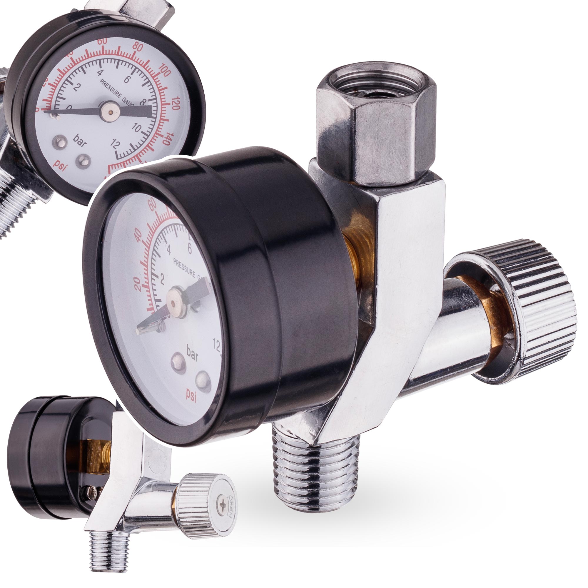 Reduktor Ciśnienia Powietrza do Pistoletu Lakierniczego 1/4 Mini Regulator FR-3B – Precyzyjne malowanie