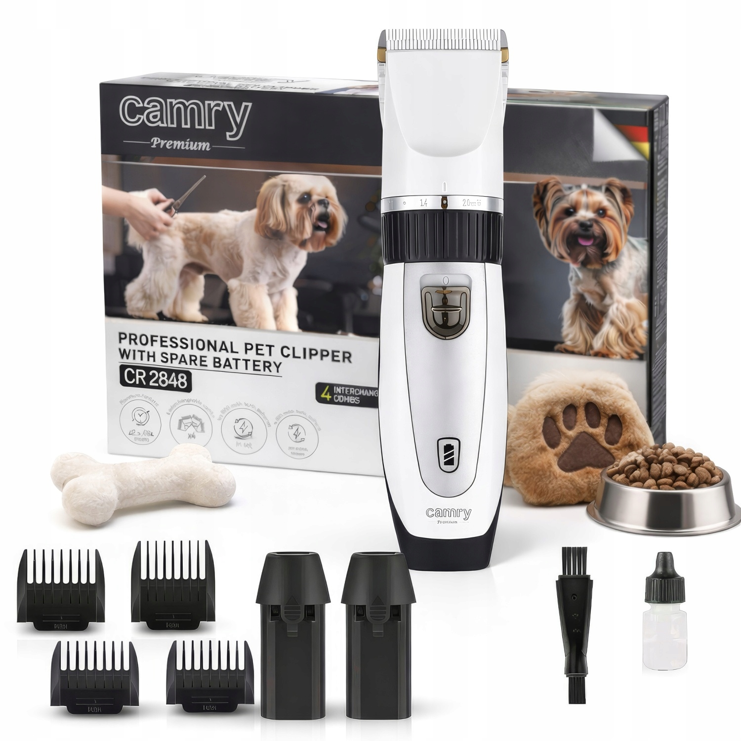 CR 2848 Profesjonalna strzyżarka dla zwierząt – Doskonałe narzędzie do pielęgnacji