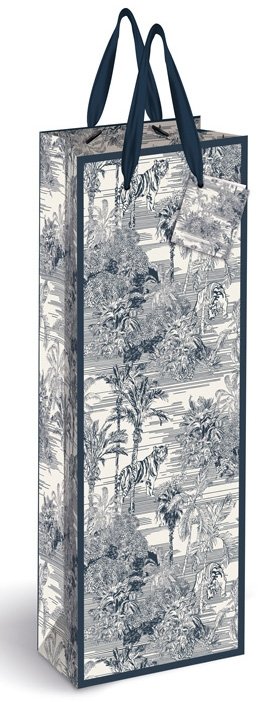 Torebka na butelkę Gold 190g 13x36x10 – Eleganckie opakowanie na alkohol