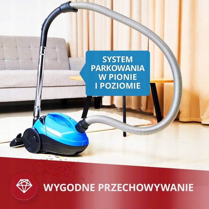 System parkowania – Praktyczne przechowywanie w pionie i poziomie