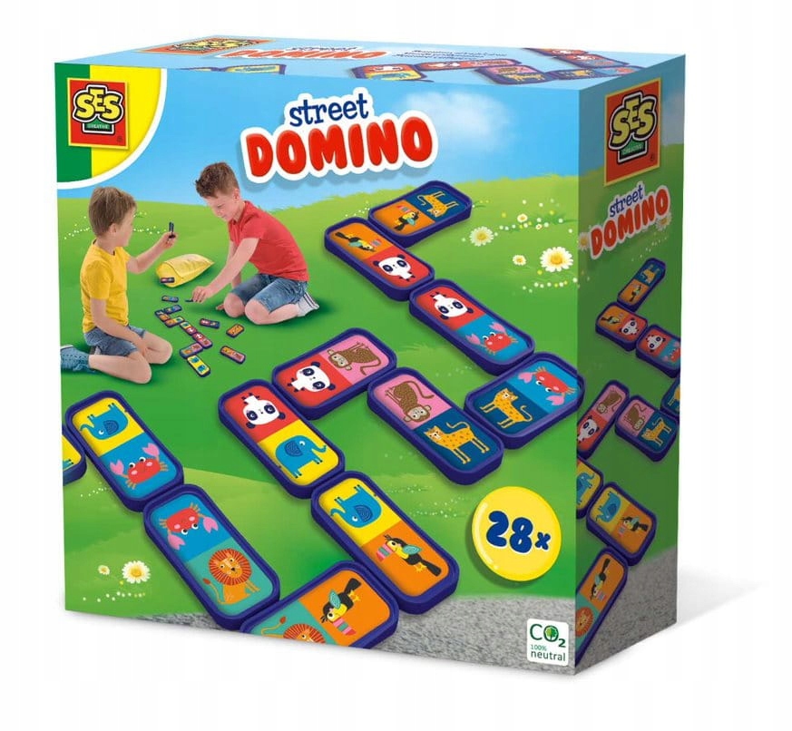 Duże klocki domino dla dzieci – Idealne do zabawy na dworze