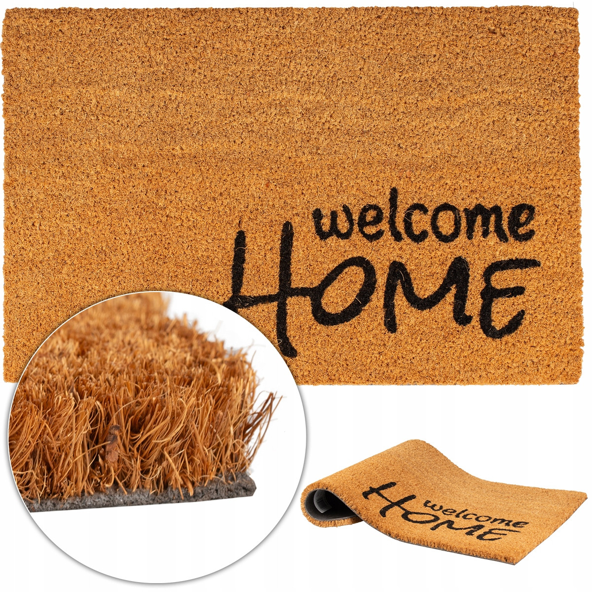 Wycieraczka RETRO 40x60 R2 Welcome Home Krystynka – Naturalna elegancja w Twoim domu