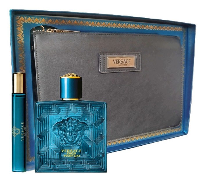 Versace Eros Pour Homme – Zestaw perfum 100ml + 10ml + Kosmetyczka