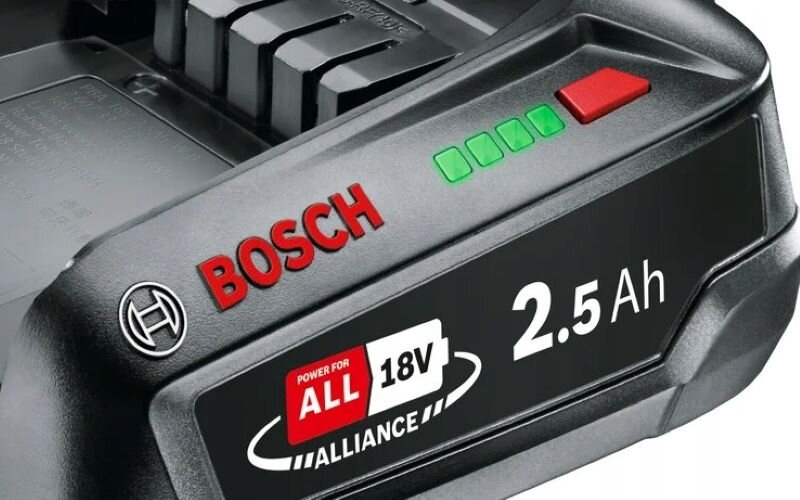 Wskaźnik LED – kontrola poziomu naładowania