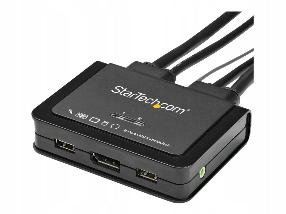 Przełącznik KVM StarTech 2 Port DP KVM Switch 4K 60Hz – Wydajność i wygoda w jednym