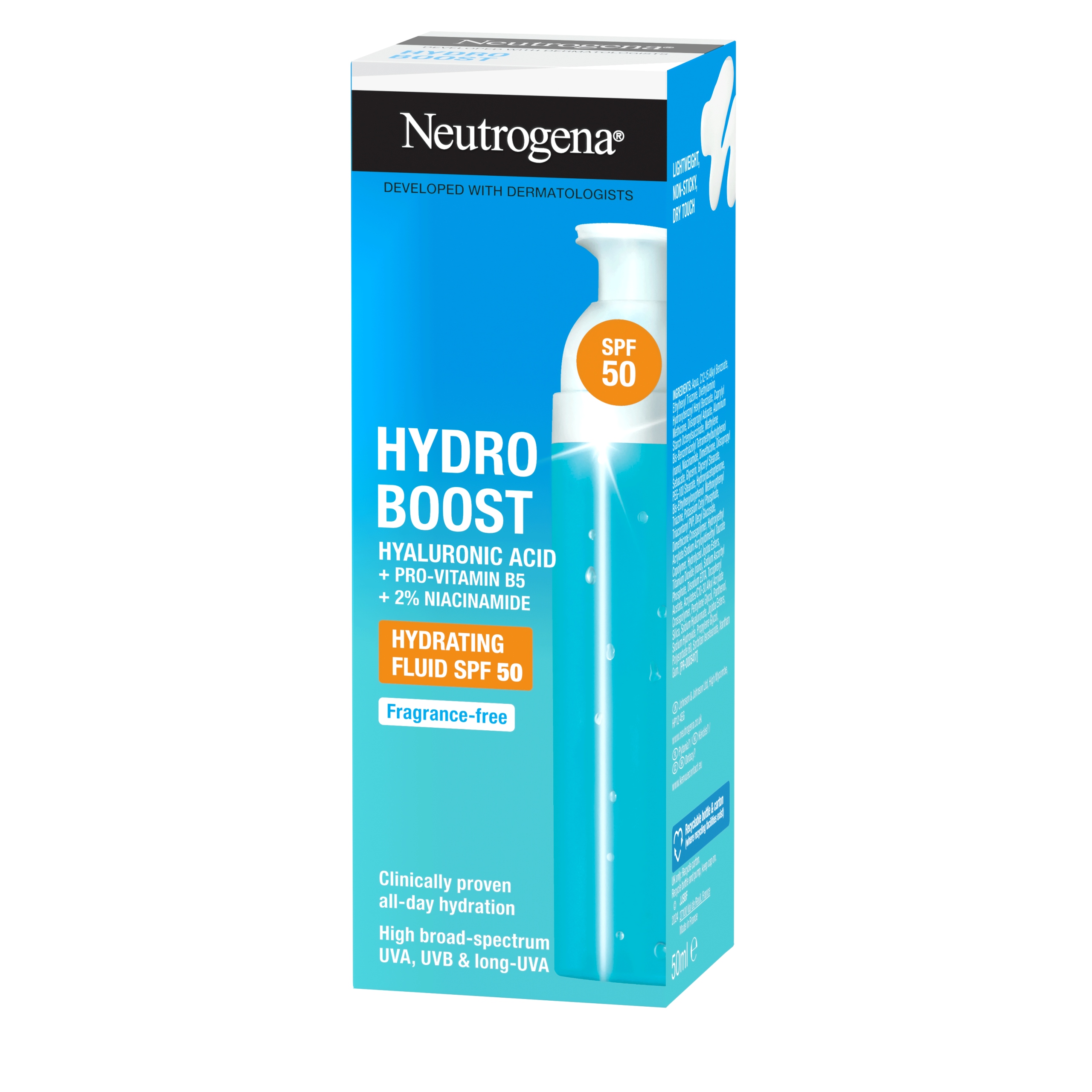 Intensywne nawilżenie dzięki kwasowi hialuronowemu