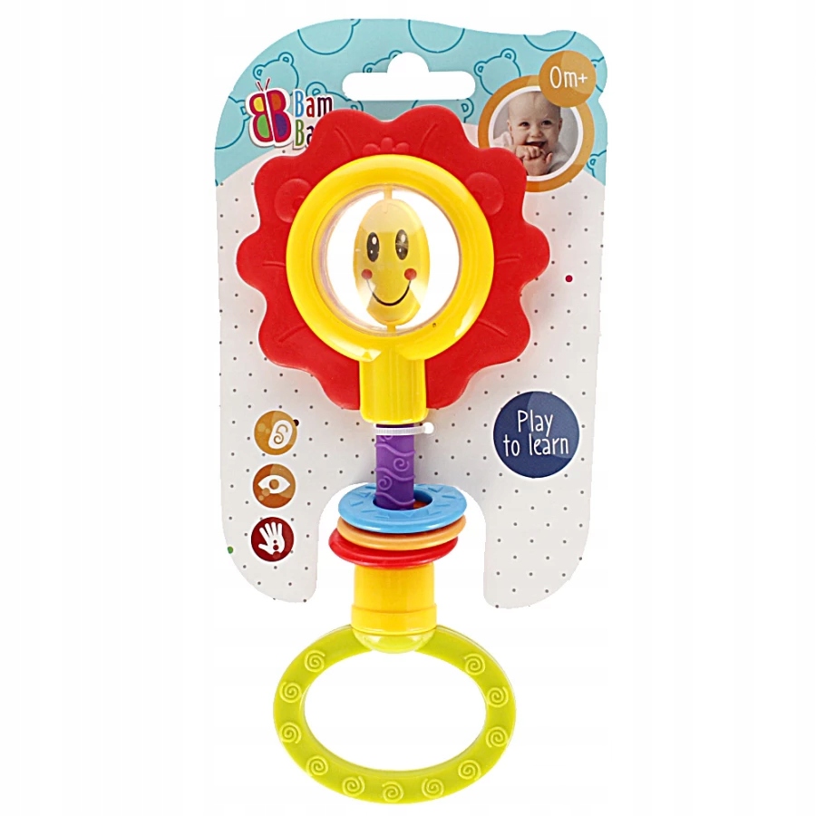 Grzechotka Kwiatuszek Bam Bam – Idealna zabawa dla niemowląt