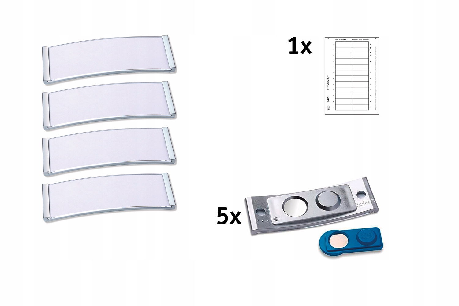 Navneskilt Badgepoint® 68x22 mm – Profesjonalne oznaczenia dla pracowników