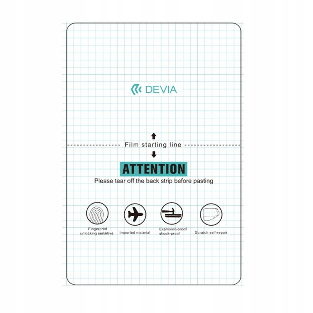 Devia Zestaw folii anticrash na tablety do maszyny tnącej – Ochrona Twojego urządzenia