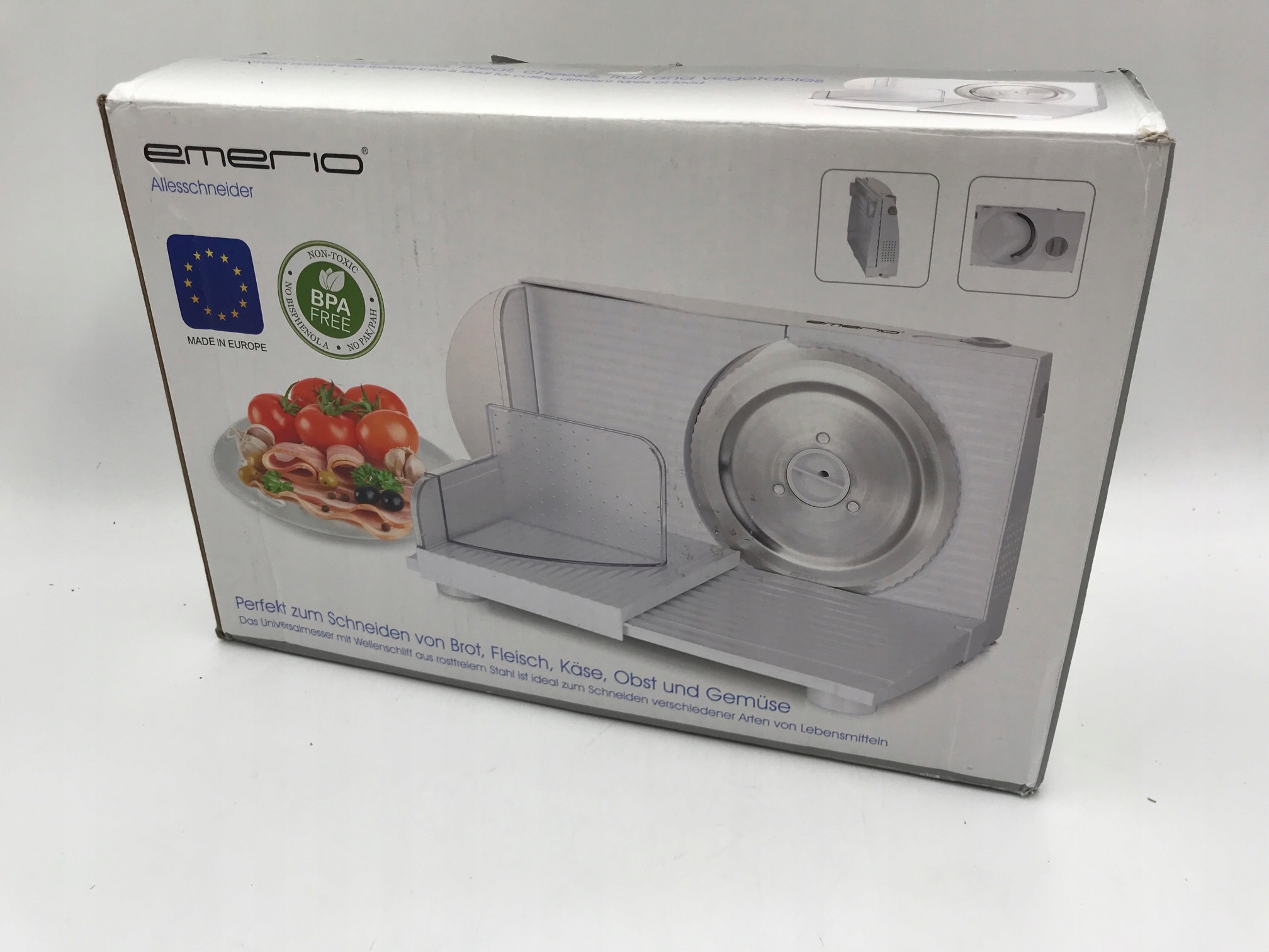 Dodatkowe akcesoria – Dociskacz, dodatkowy nóż i tacka w zestawie