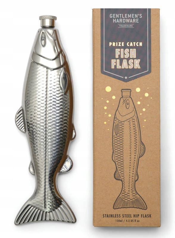 Piersiówka ryba 130 ml Prize Catch – Stylowy dodatek dla miłośników przygód